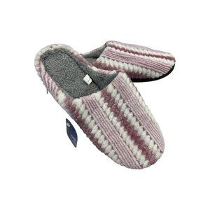 Royal‎ Deluxe Sole Selection Womens 10-11  Memory Foam Slippers Pink White